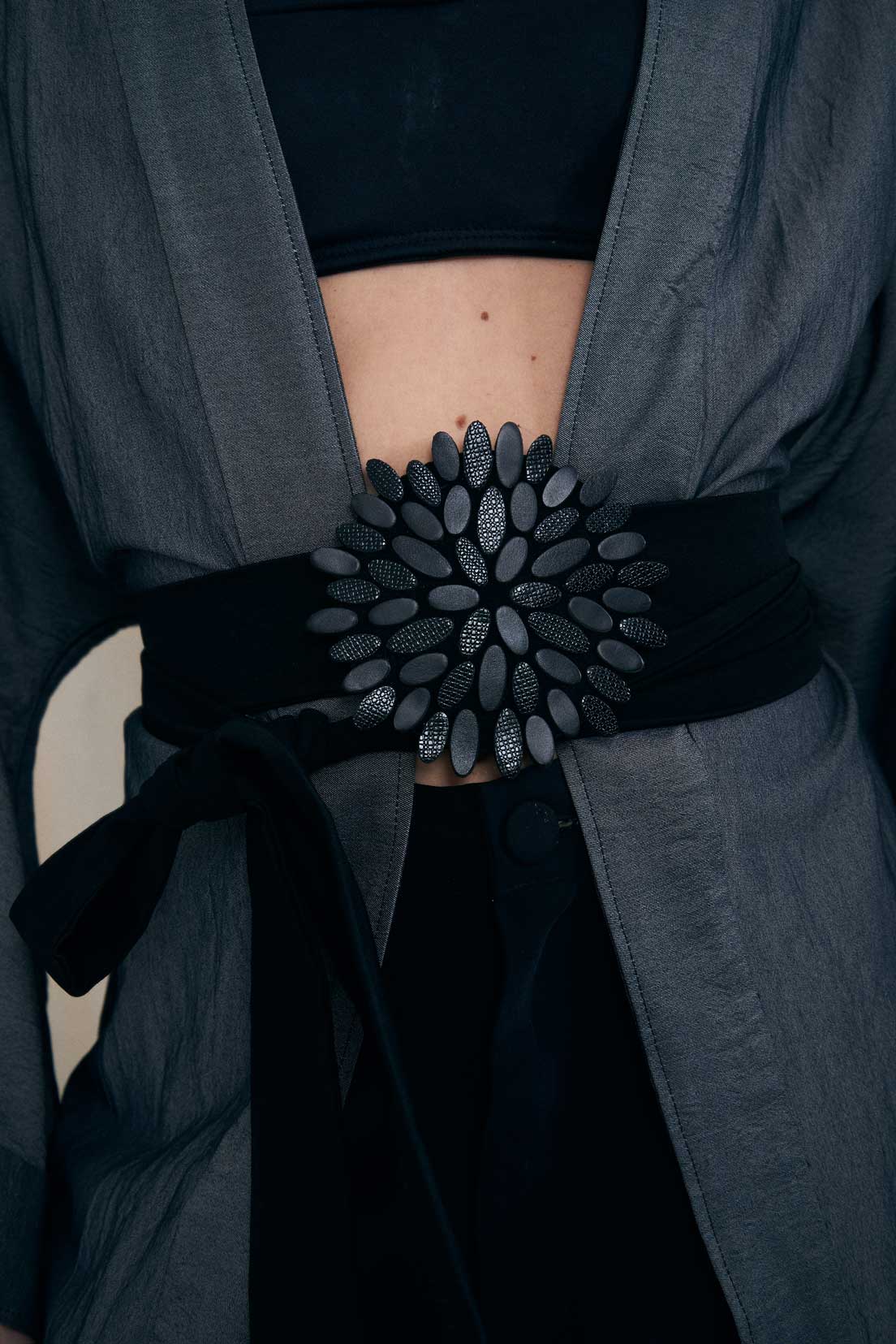Ceinture + Boucle Emma - Noir
