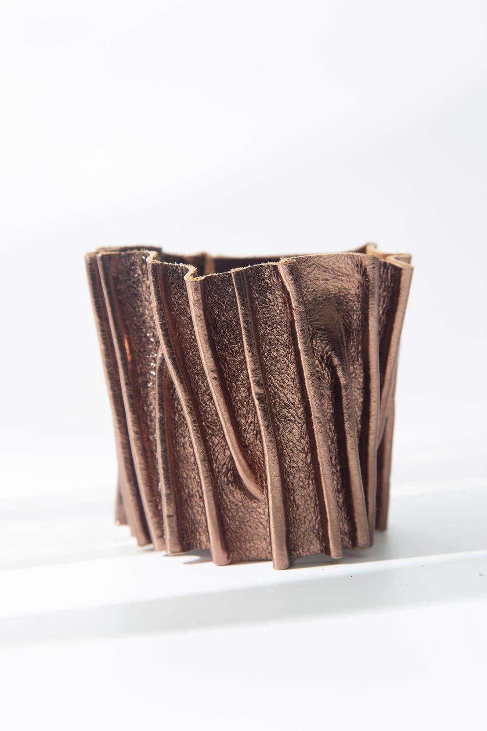 Pulsera Bauhaus Stitch - Marrón