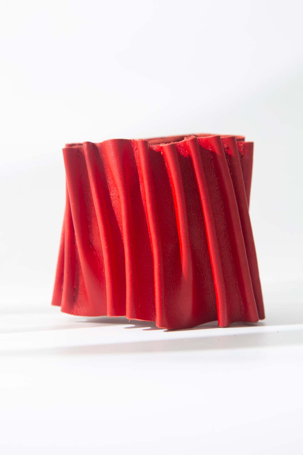 Bauhaus Stitch Bracelet - Red