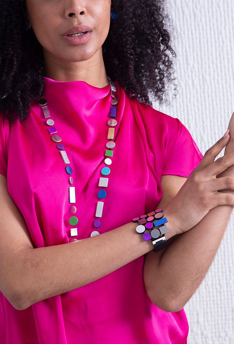 Collar Bauhaus Long - Multicolor