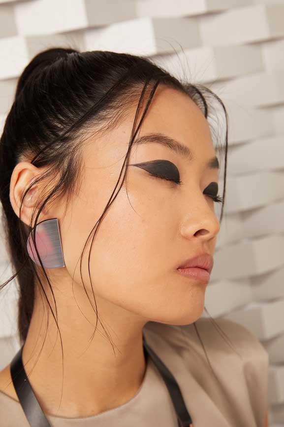 Colors Semicircle Earrings - Silver
