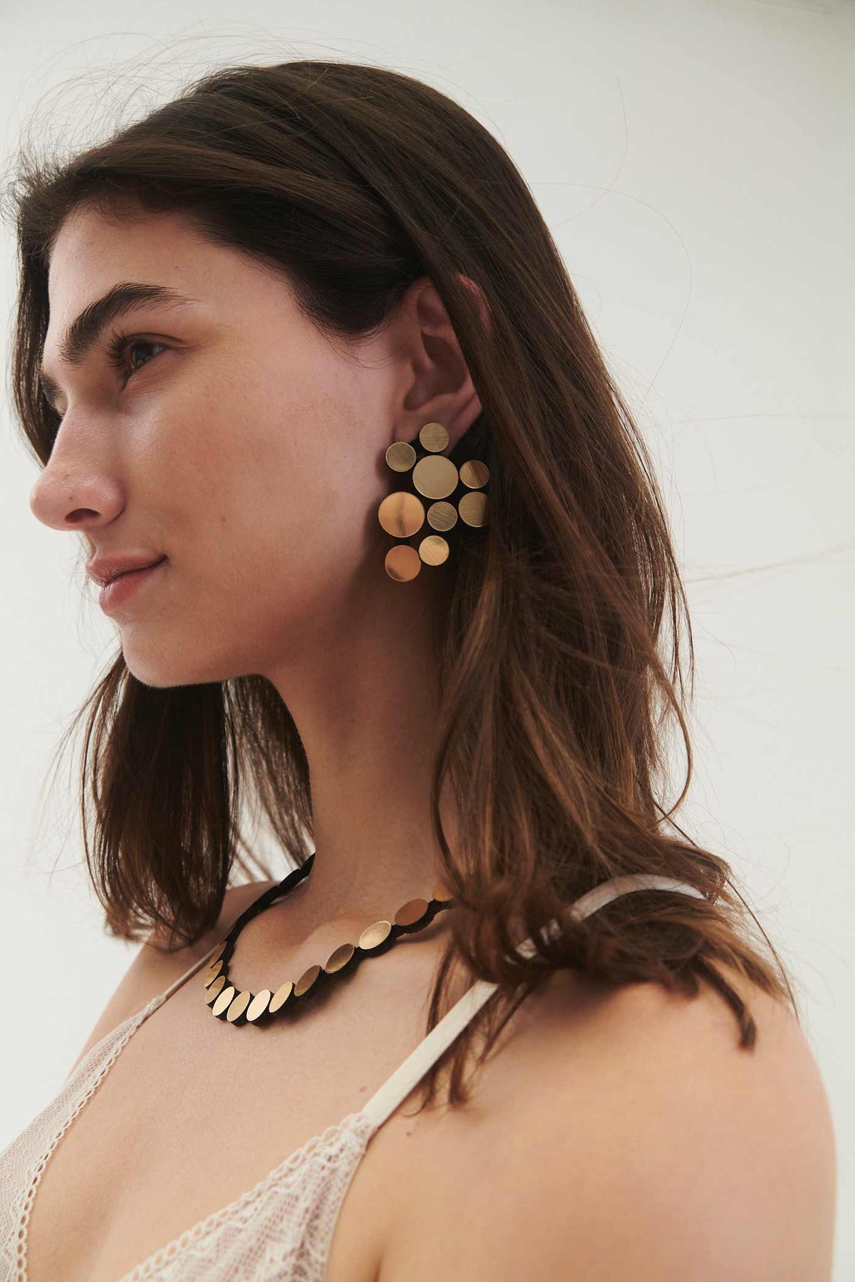 Pendientes Abstraction V - Oro