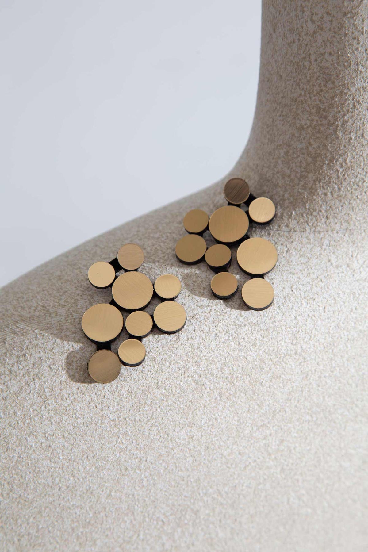 Pendientes Abstraction V - Oro
