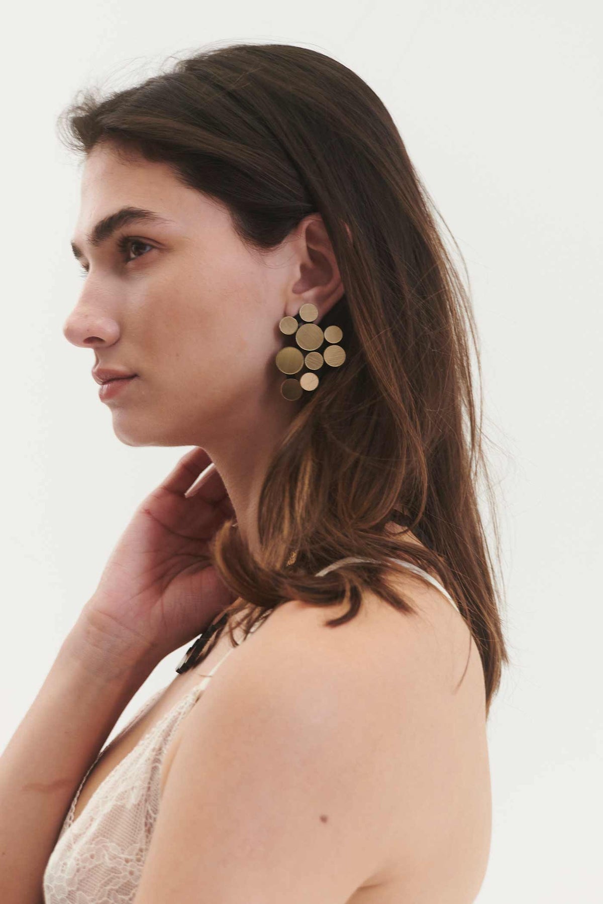Pendientes Abstraction V - Oro