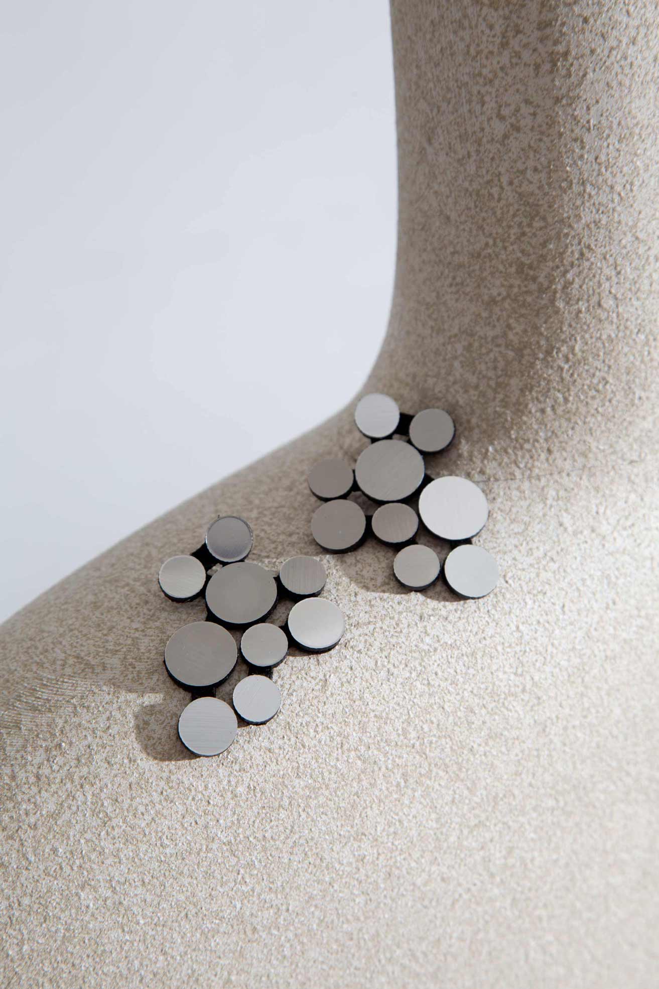 Boucles d'oreilles Abstraction V - Argent
