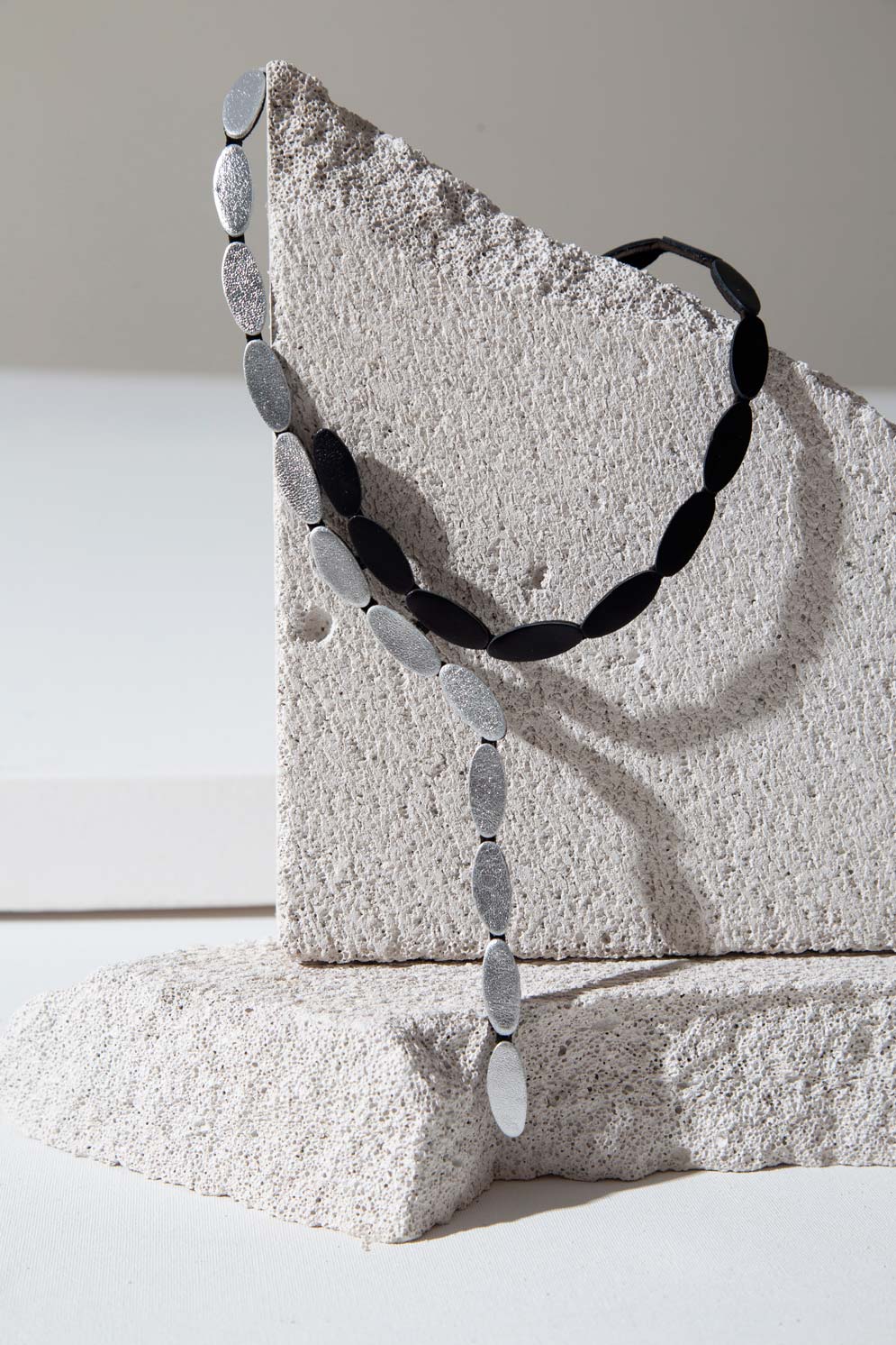 Collier Duo Curves - Argent & Or