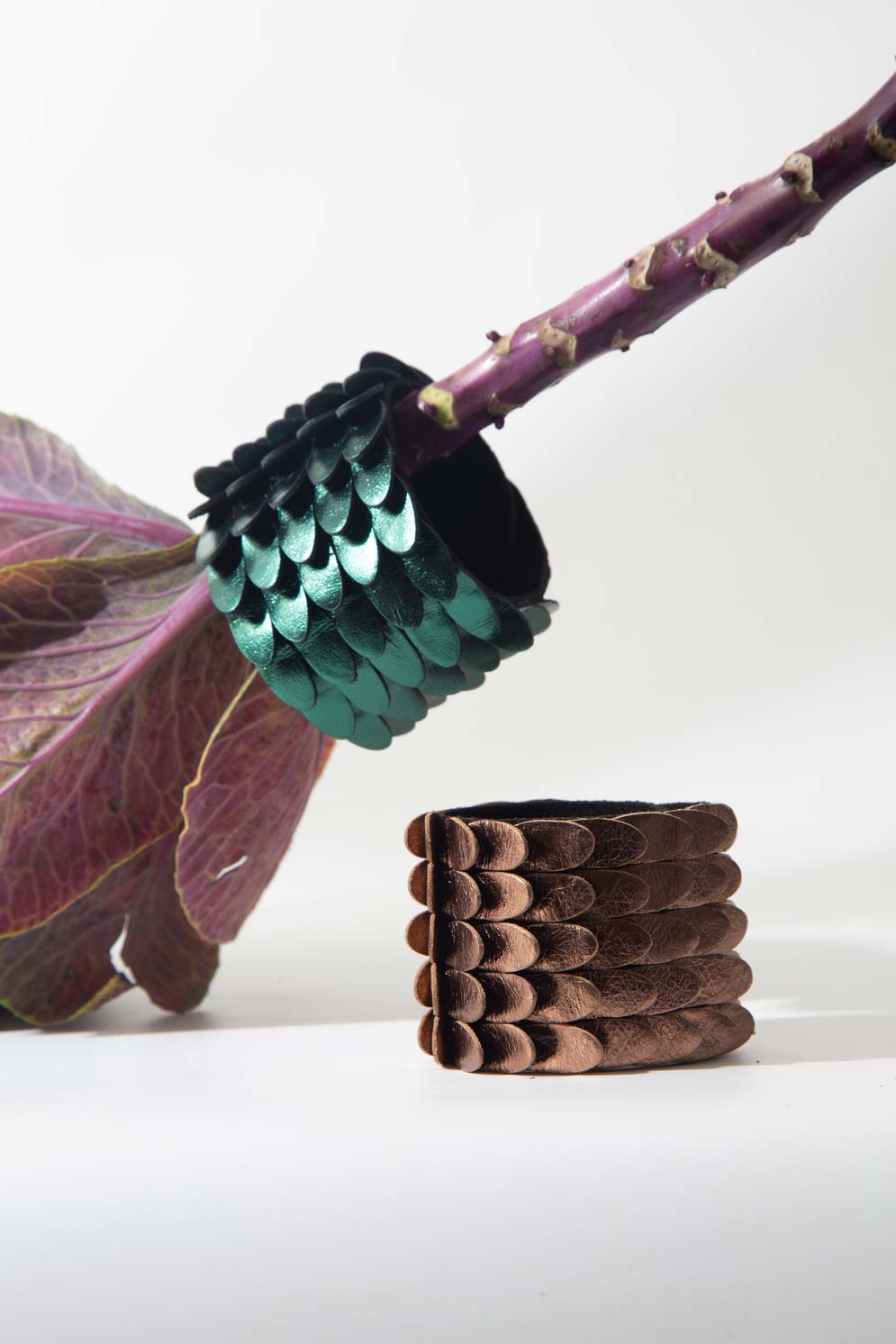 Emma Bracelet Scales - Green