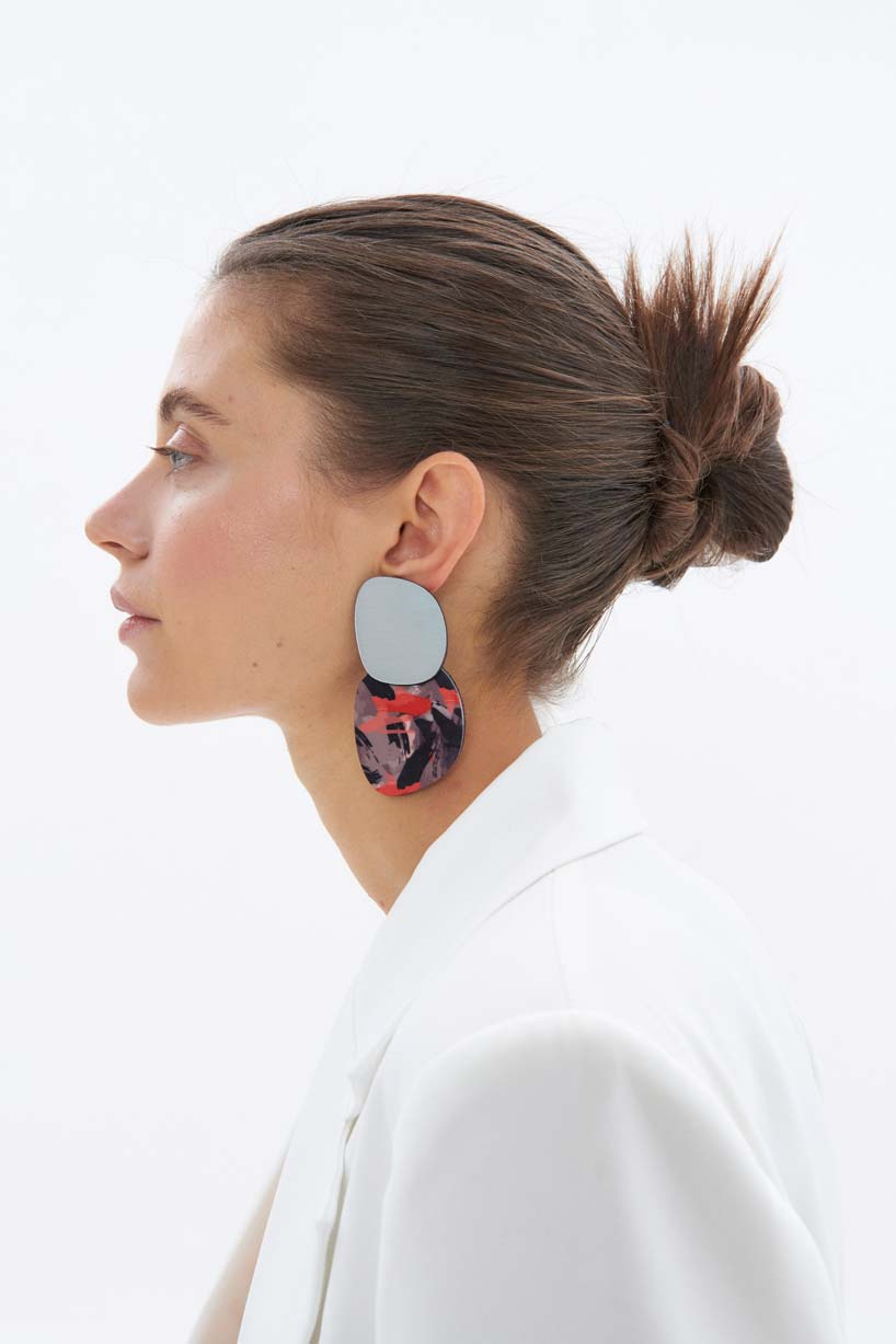 Boucles d'oreilles Frame Stones Grandes Peintures