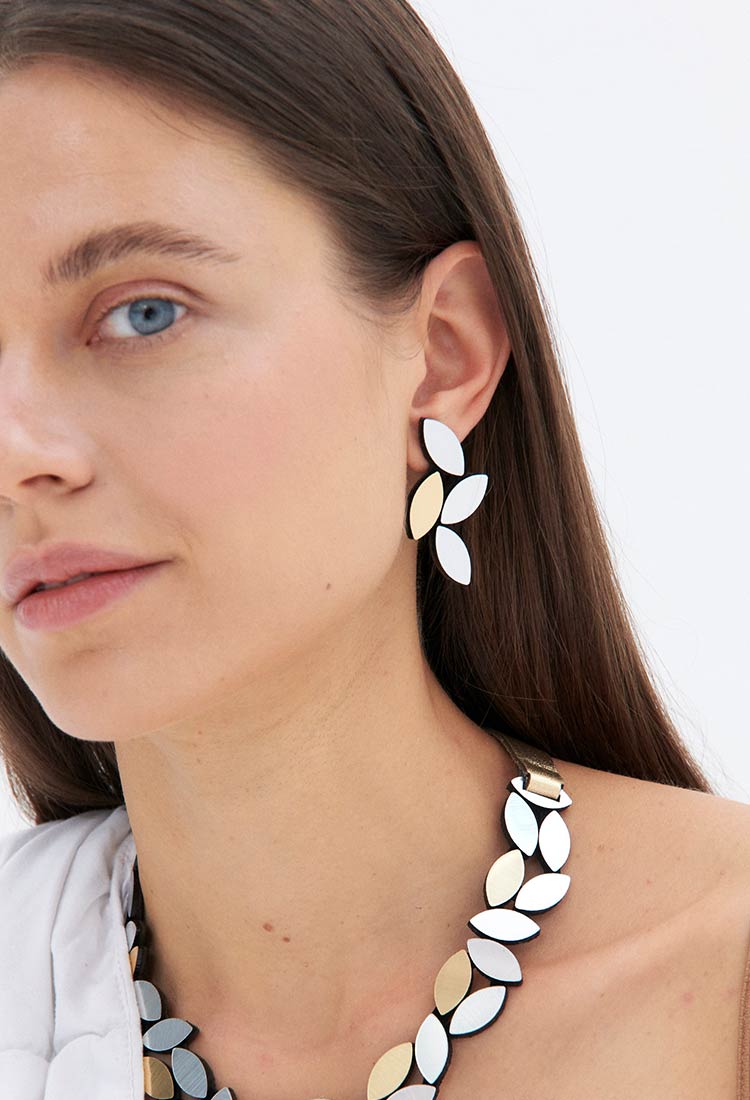 Boucles d'oreilles Kate Leaves Large
