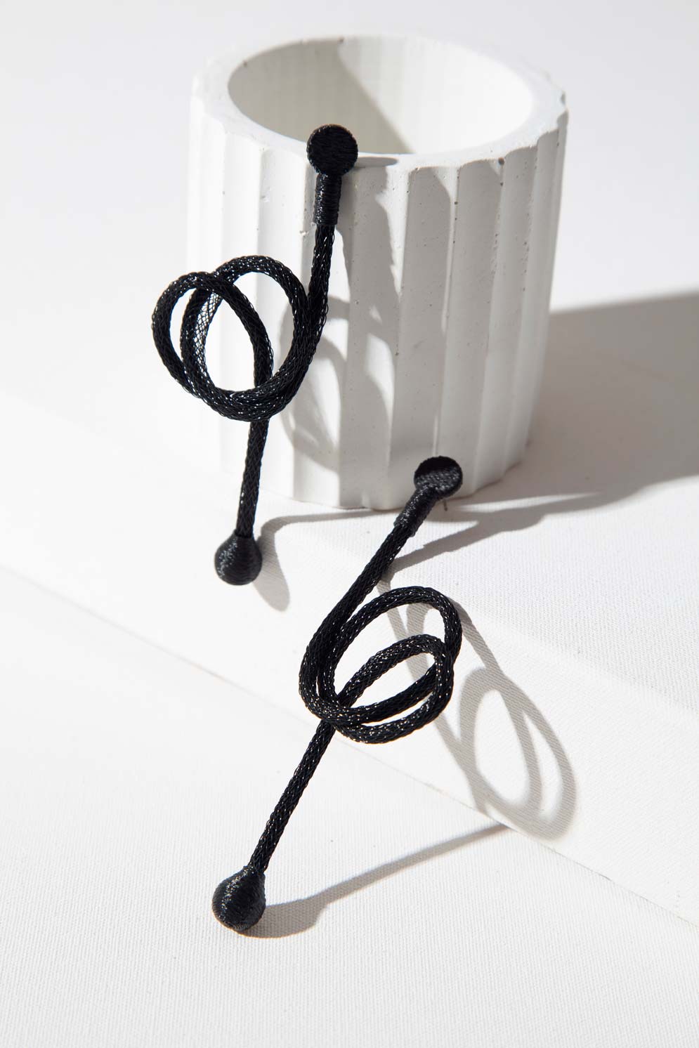 Pendientes Life Nudo - Negro