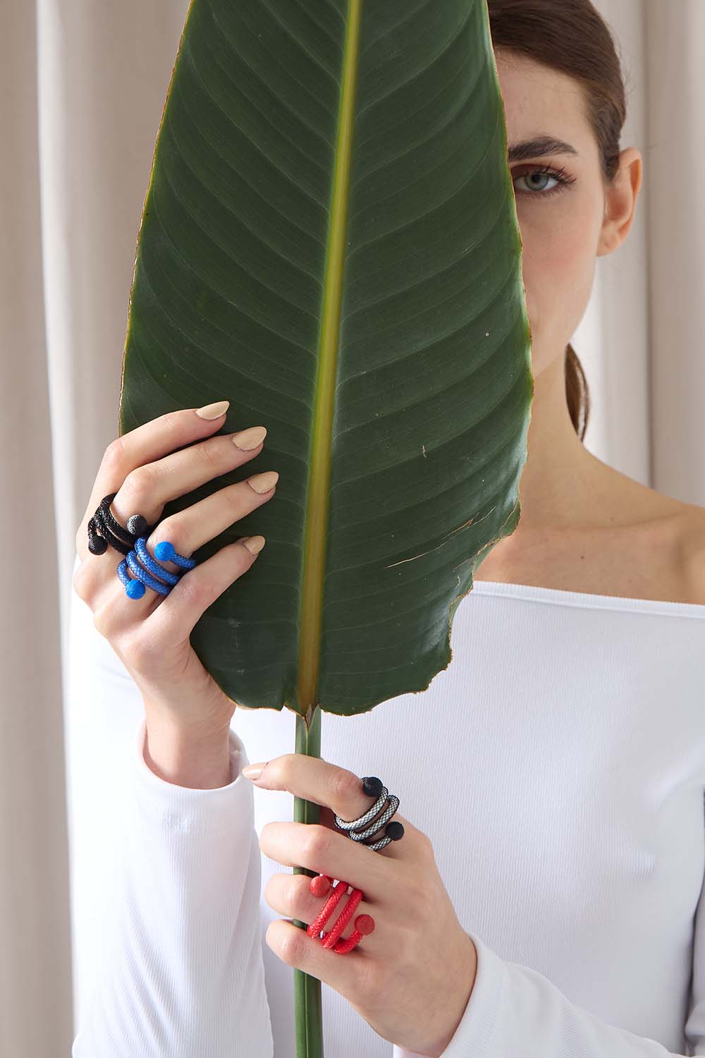 Anillo Life Espiral - Azul