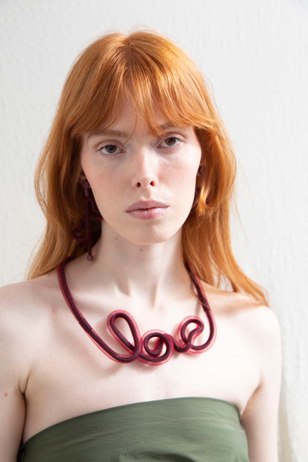 Collar Life Love - Burdeos