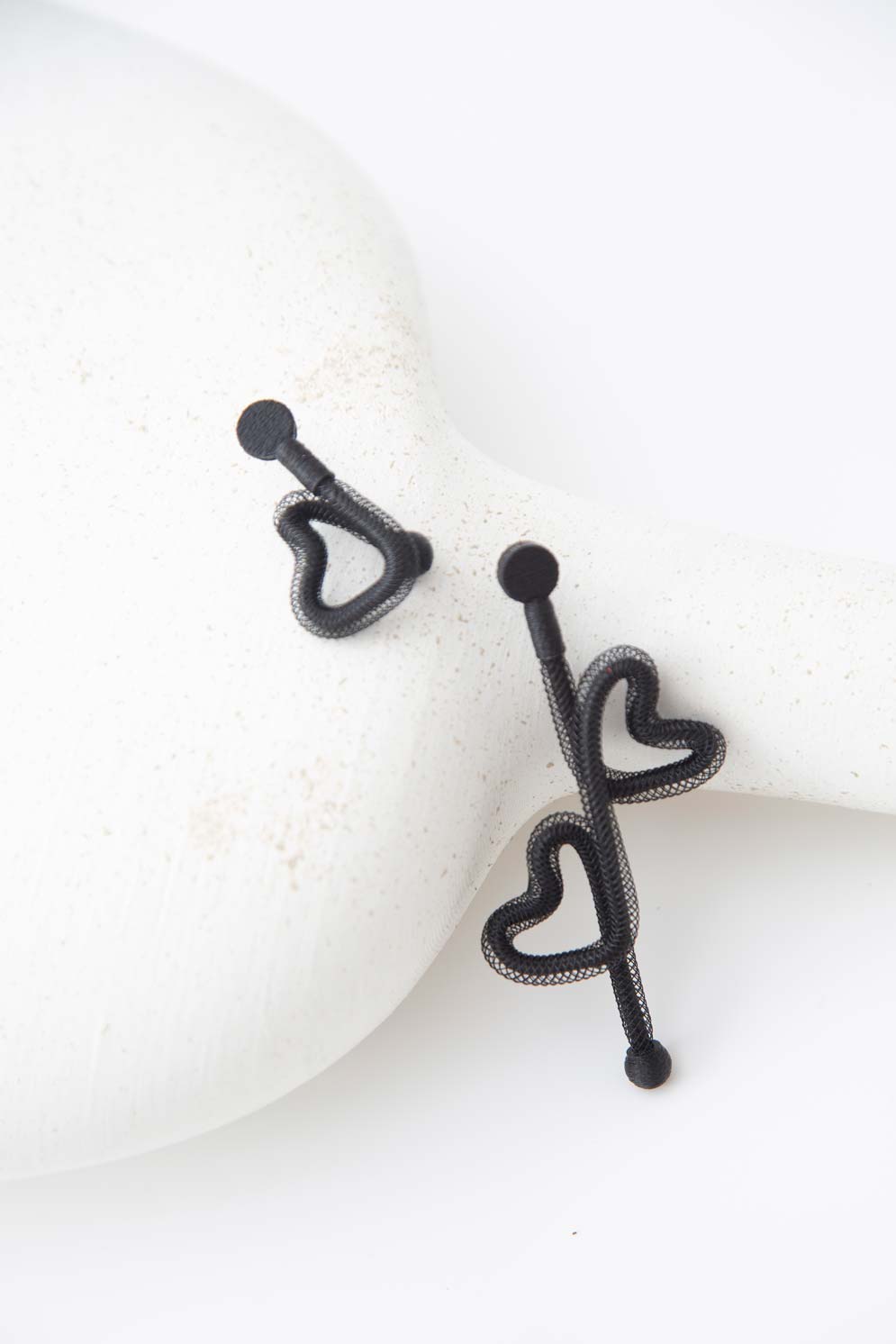 Pendientes Life Love - Negro