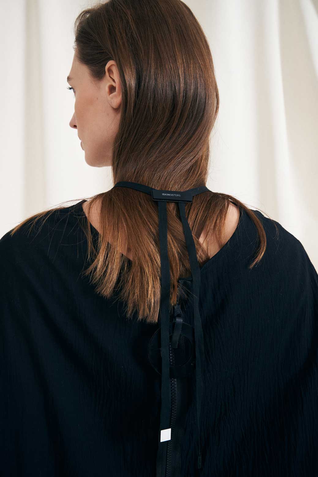 Collar Mies Wave Largo - Plata