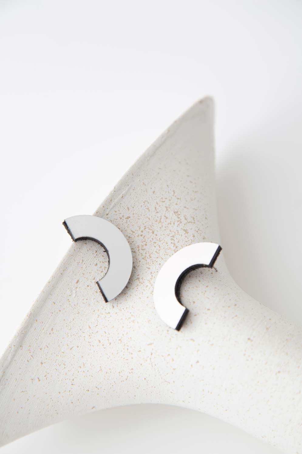 Mies Arc Earrings - Silver