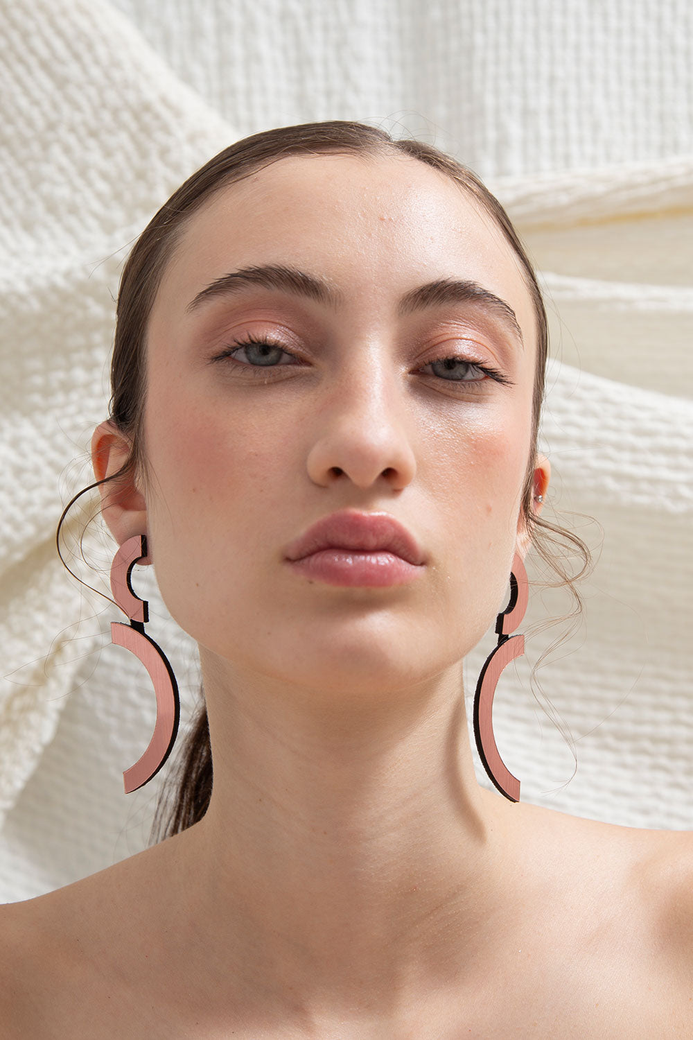 Mies Double Arc Earrings - Cooper