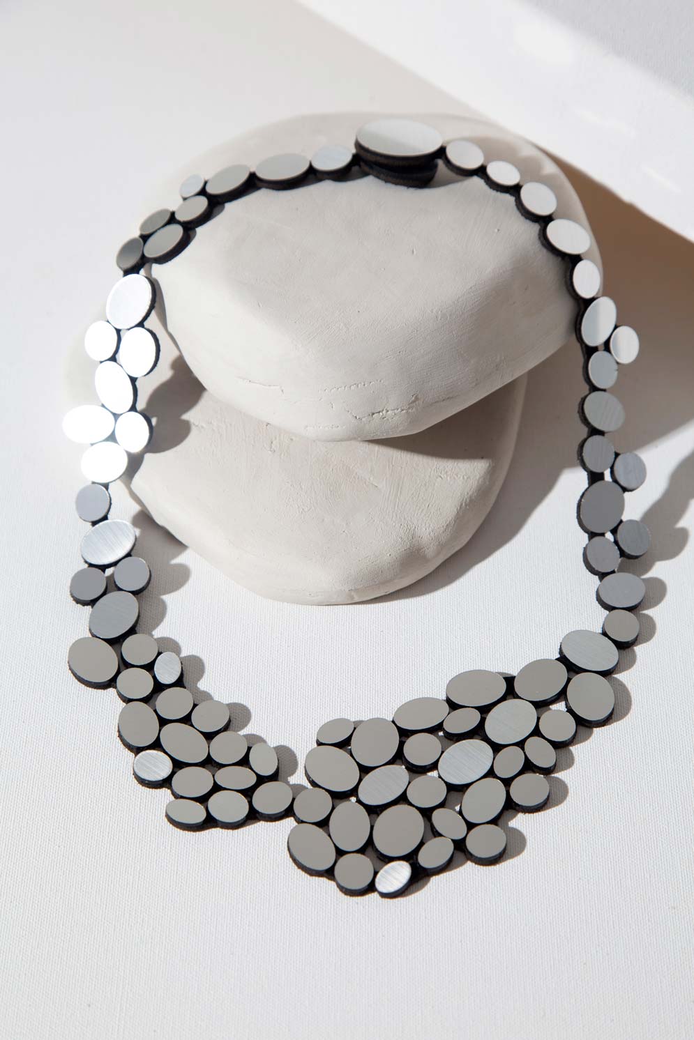Collar Organic Reflections Grande - Plata