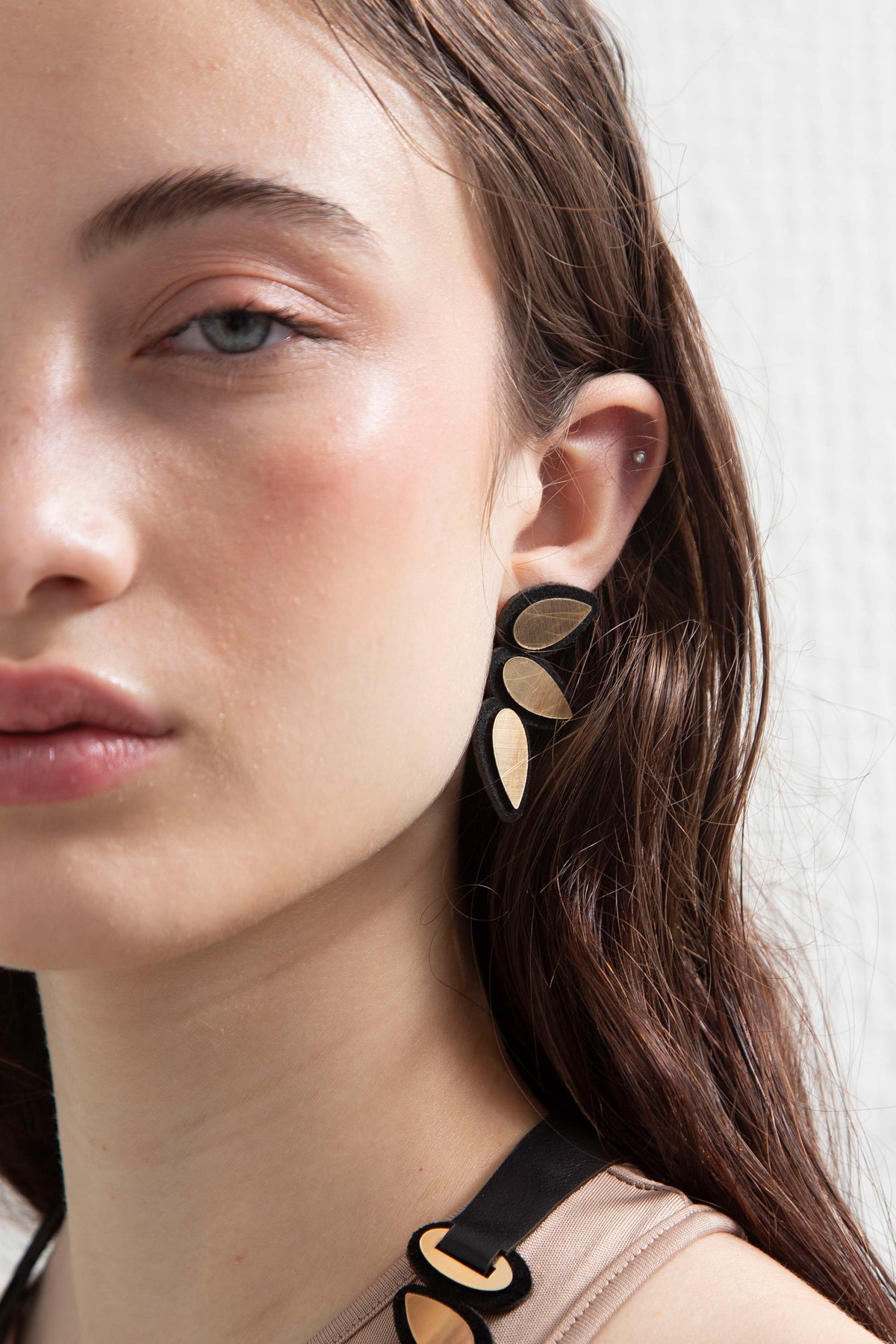 Raindrop Earrings Small - Gold
