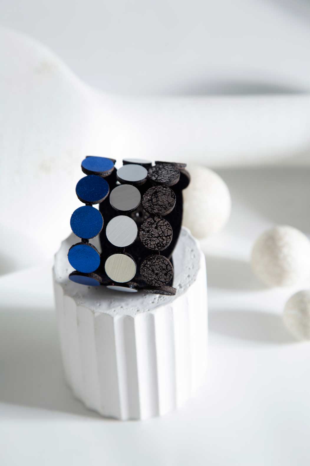 Brazalete Sara's Dream - Plata/Peltre/Azul