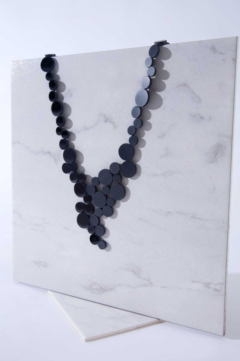 Abstraction Necklace V - Black