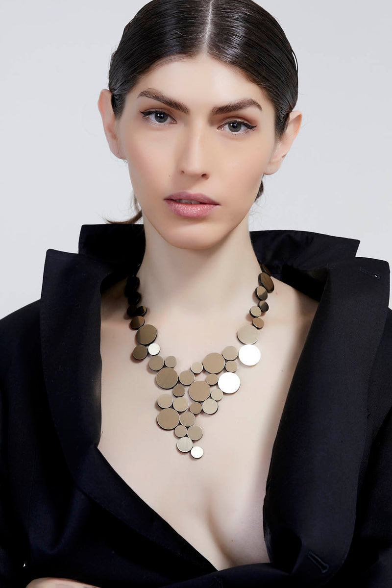 Abstraction Necklace V - Gold