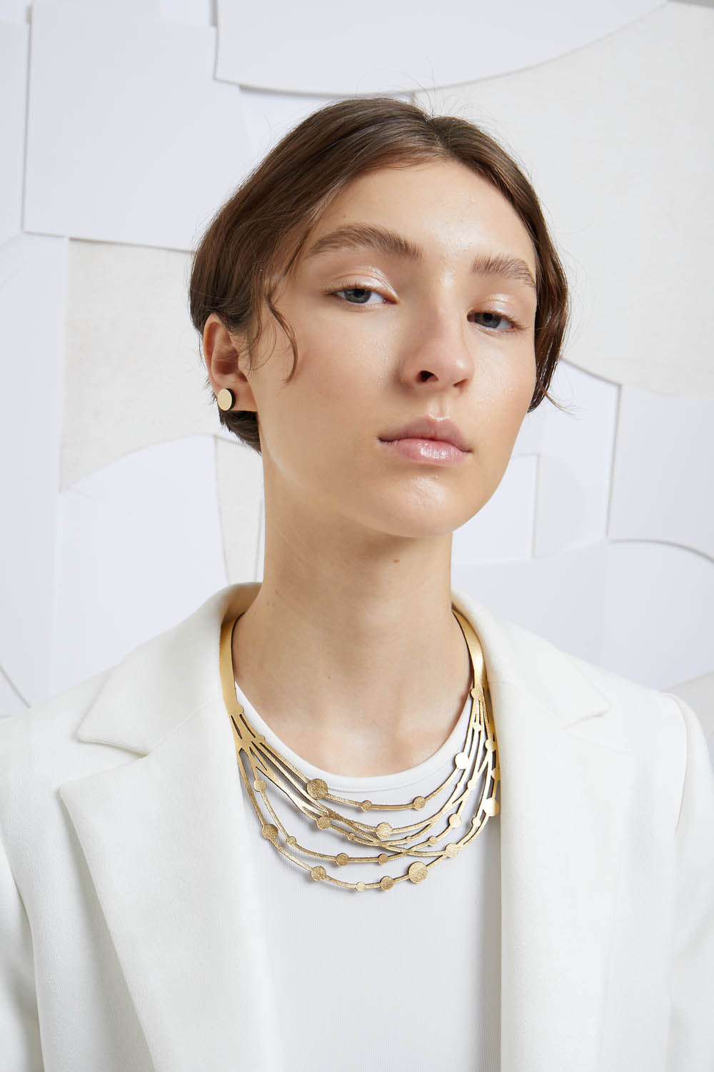 Victoria Threads Necklace - Gold