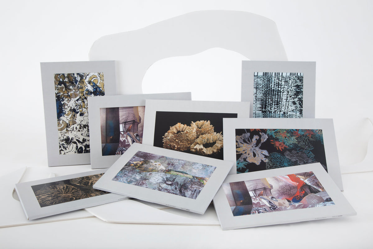 Iskin Sisters packaging with an artist’s art print