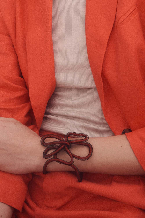 Lebensarmband Rosalia - Rot *