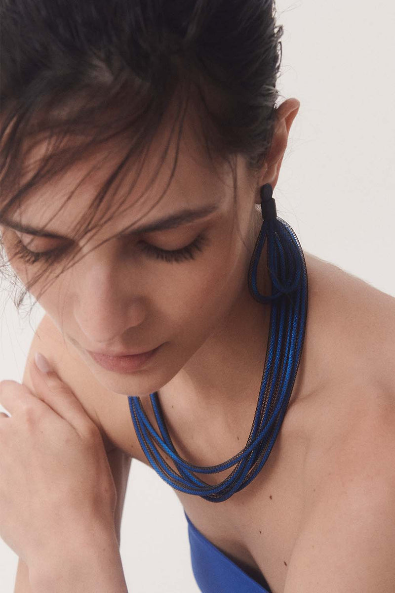 Life Necklace Round - Blue *
