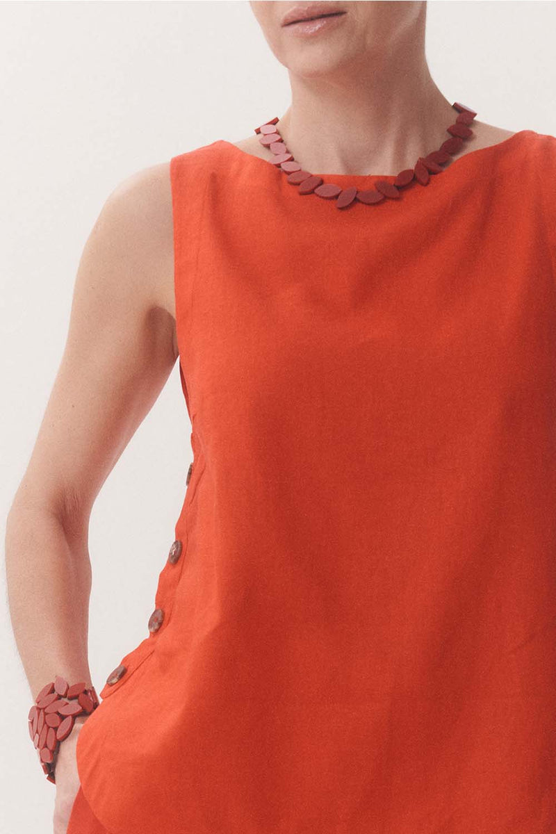 Collier rond Kate Leaves