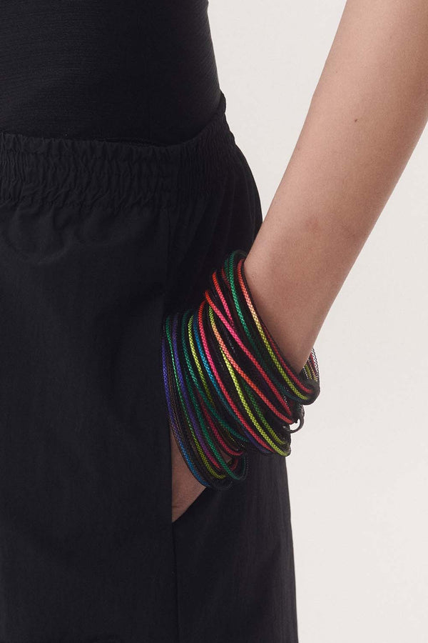 Lebensarmband Rund - Regenbogen *
