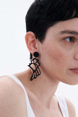 Victoria Reef Earrings - Black *