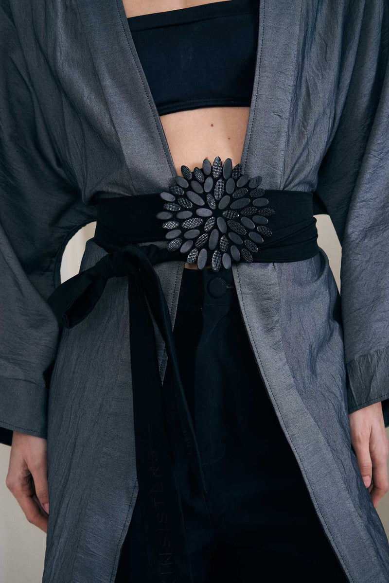 Ceinture + Boucle Emma - Noir