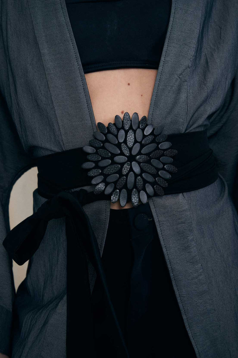 Ceinture + Boucle Emma - Noir
