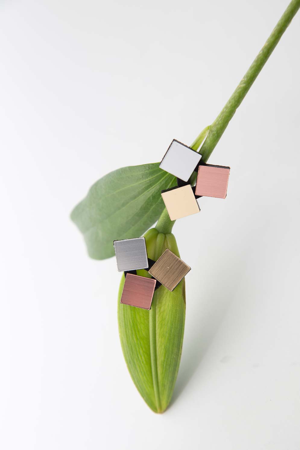 Bauhaus Ohrringe Klein