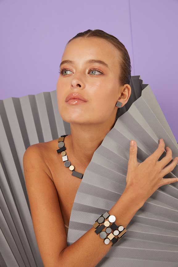 Bauhaus Acrylic Bracelet