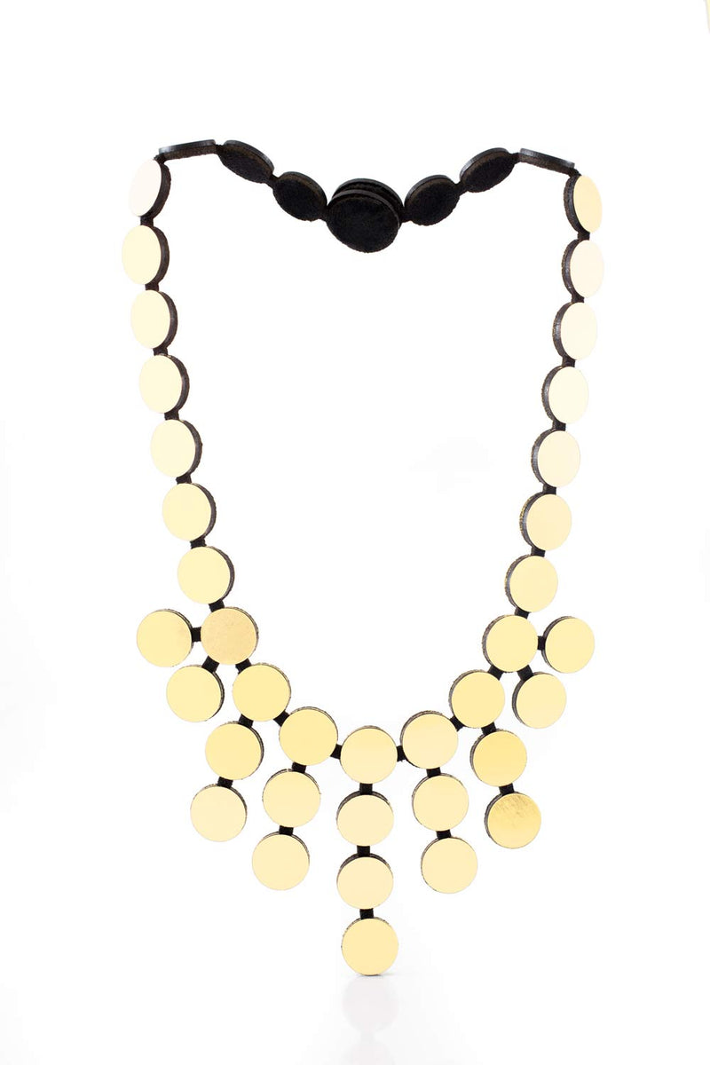 Abstraction Necklace Queen - Gold