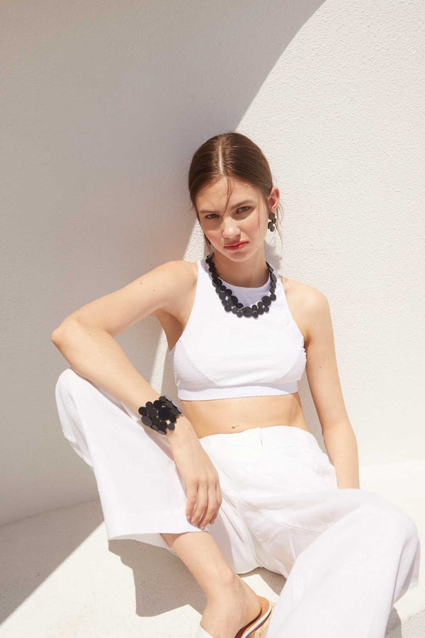Collier Abstraction Petit - Noir *