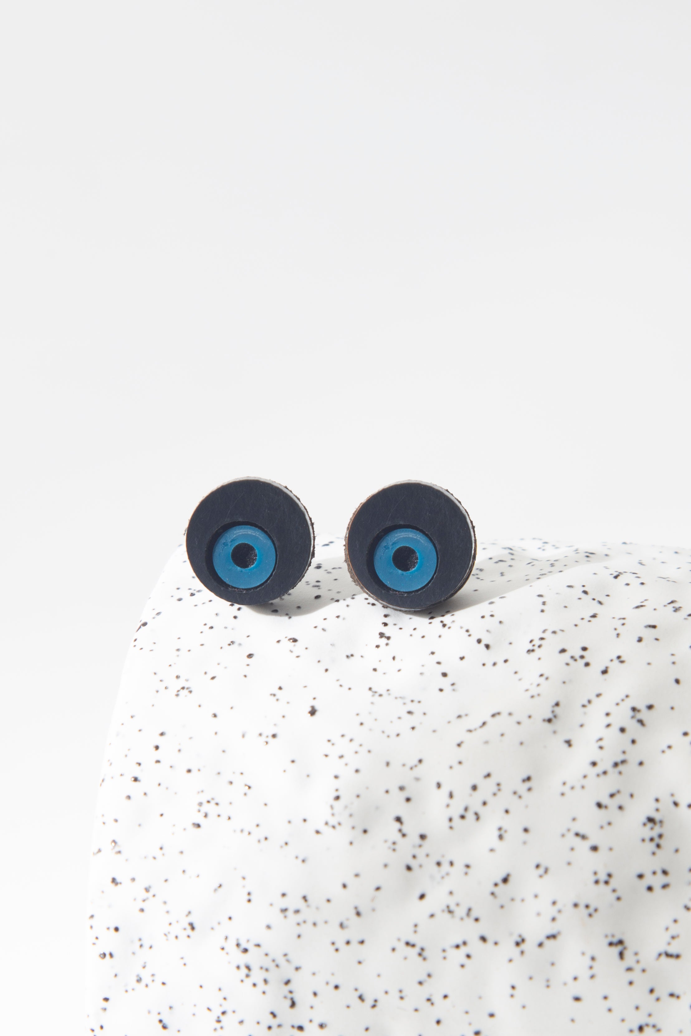Abstraction Earrings Eyes - Black/Blue