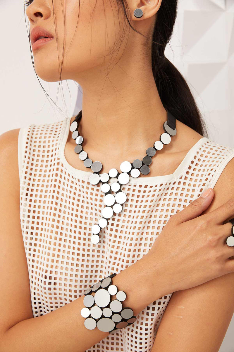 Abstraction Bracelet - Fizz - Silver