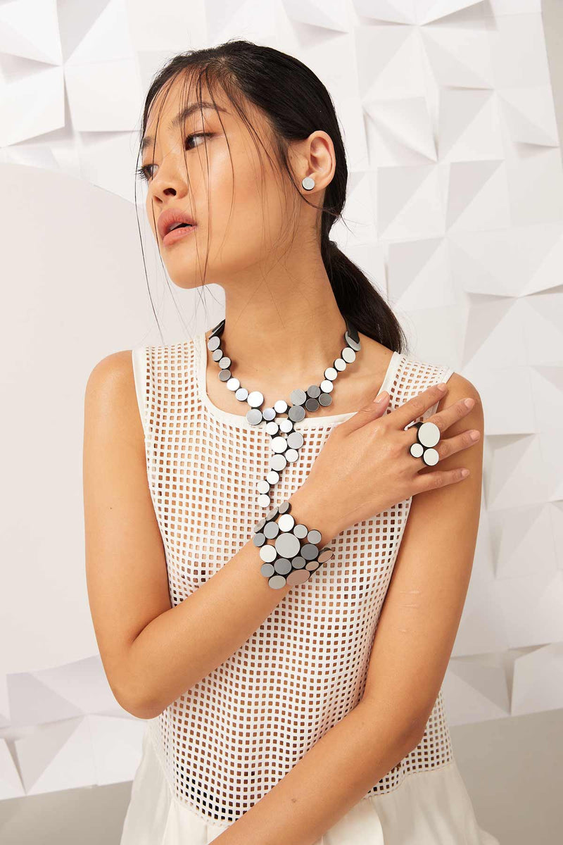 Abstraction Bracelet - Fizz - Silver