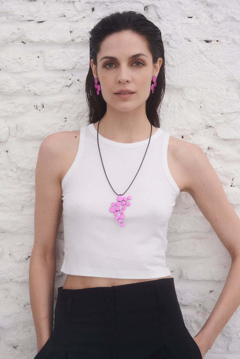 Collier Pendentif Abstraction - Or