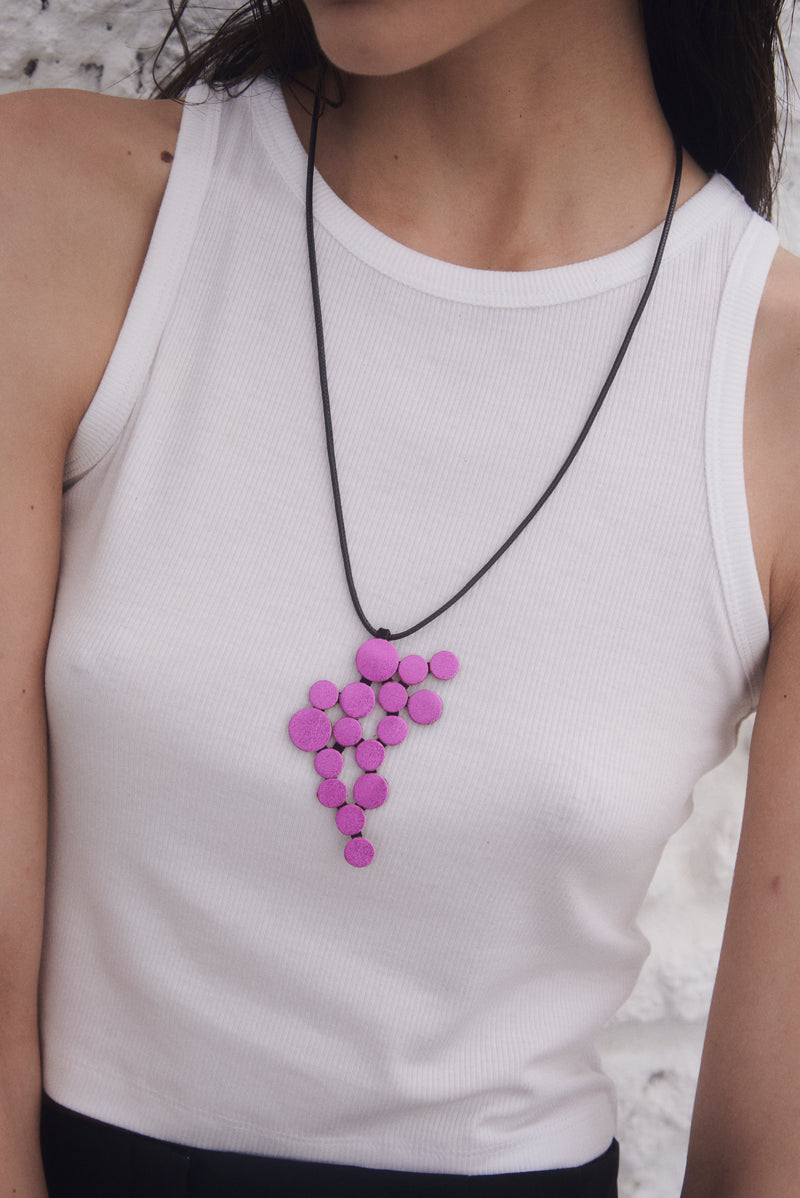 Collier Pendentif Abstraction - Or