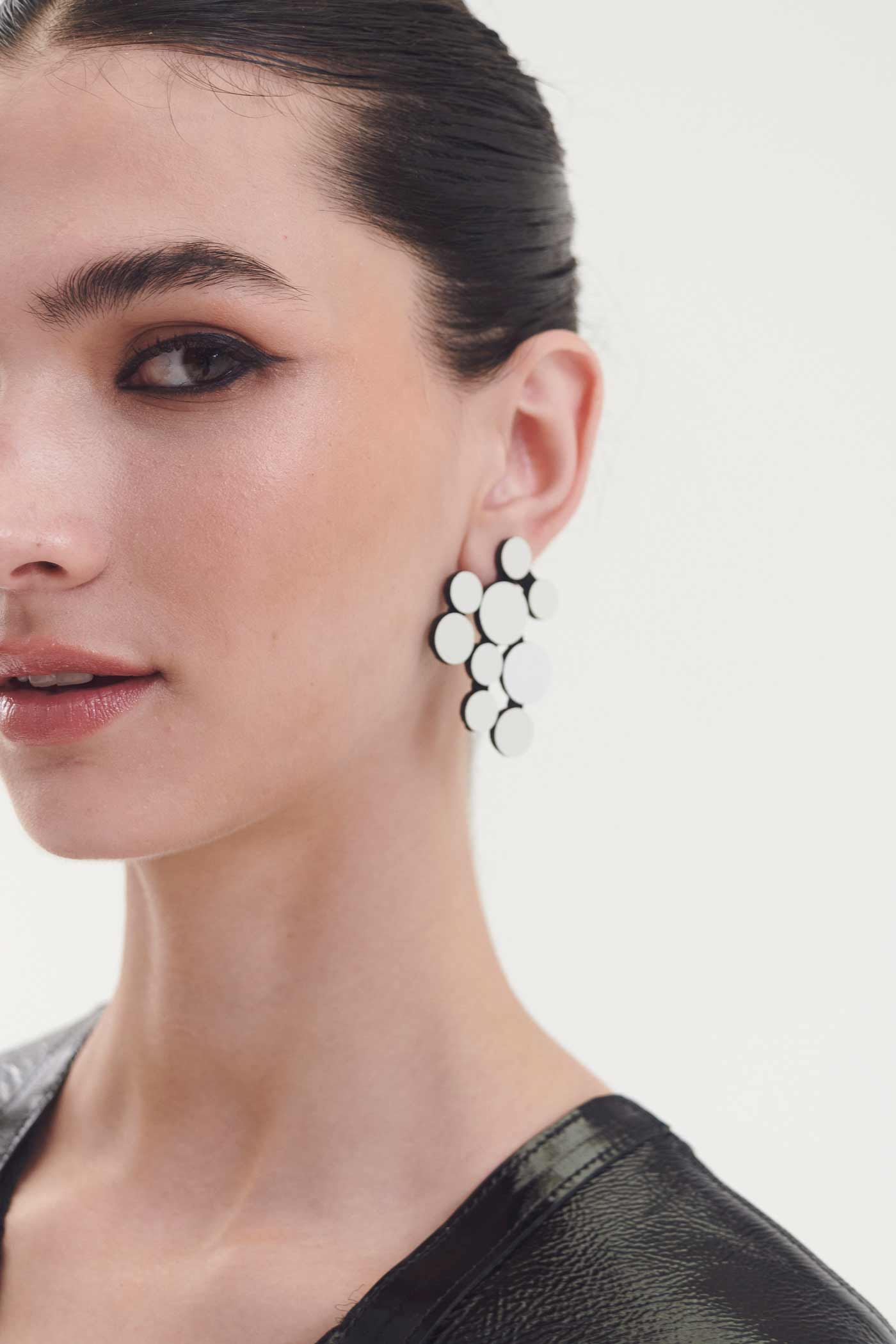 Boucles d'oreilles Abstraction V - Argent
