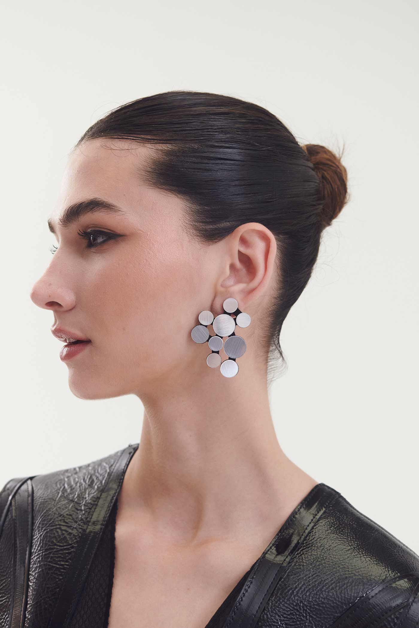 Boucles d'oreilles Abstraction V - Argent