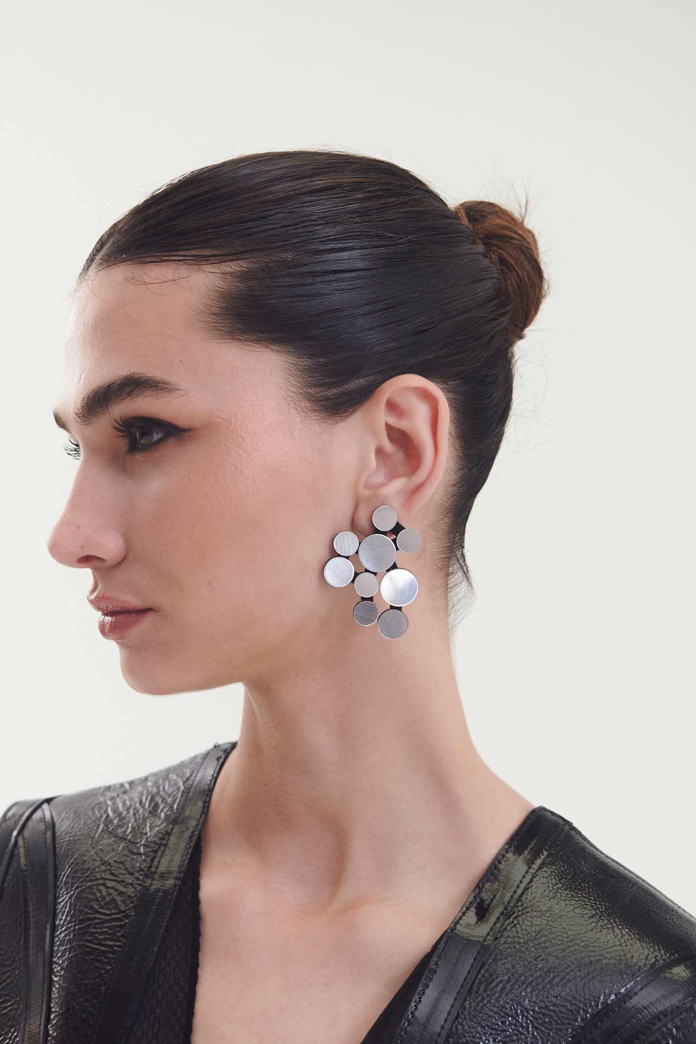 Boucles d'oreilles Abstraction V - Argent
