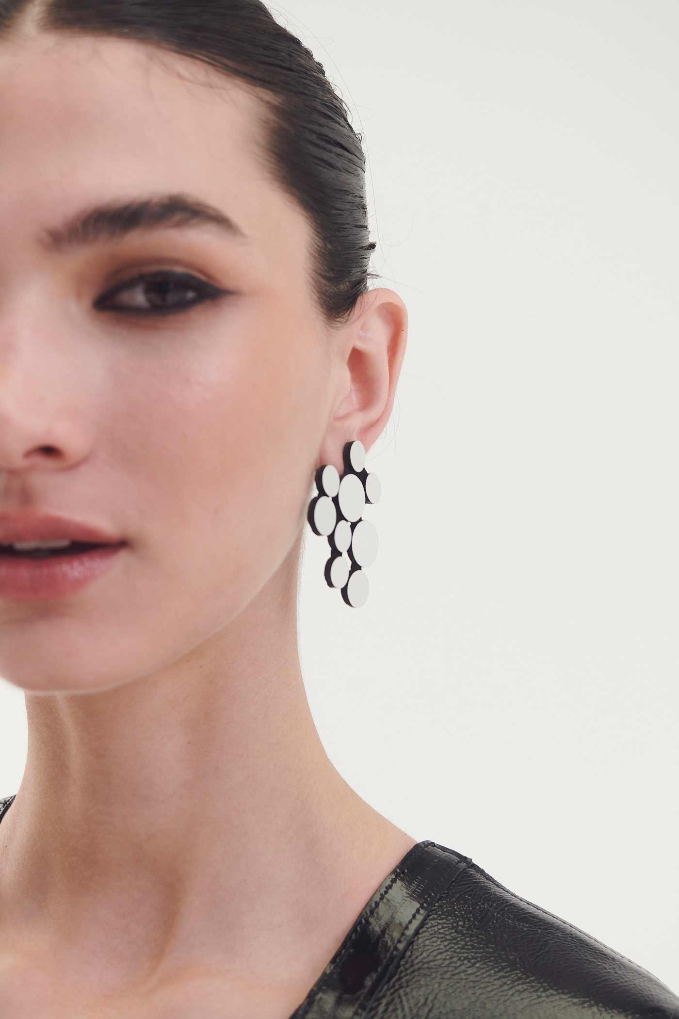 Boucles d'oreilles Abstraction V - Argent