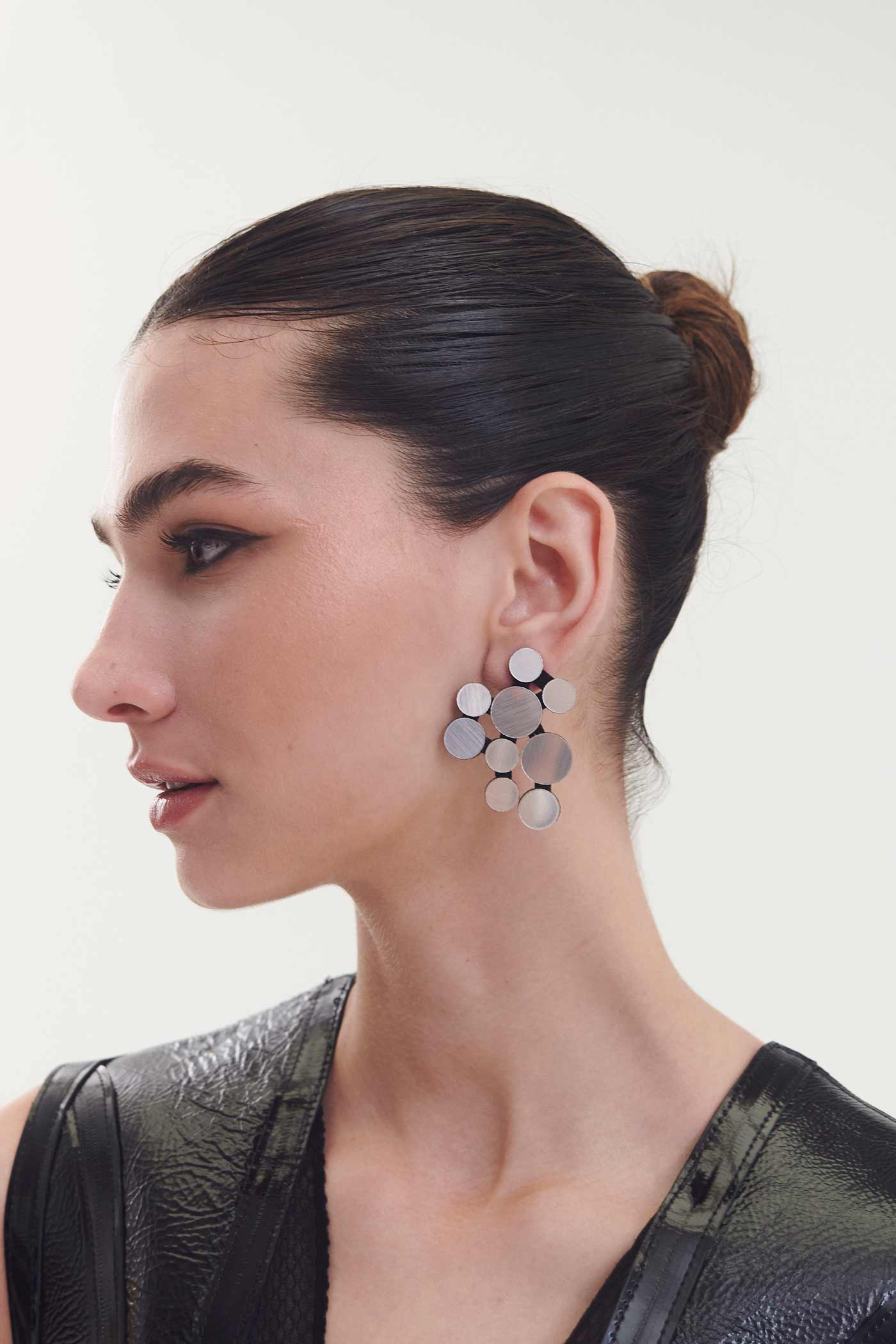 Boucles d'oreilles Abstraction V - Argent
