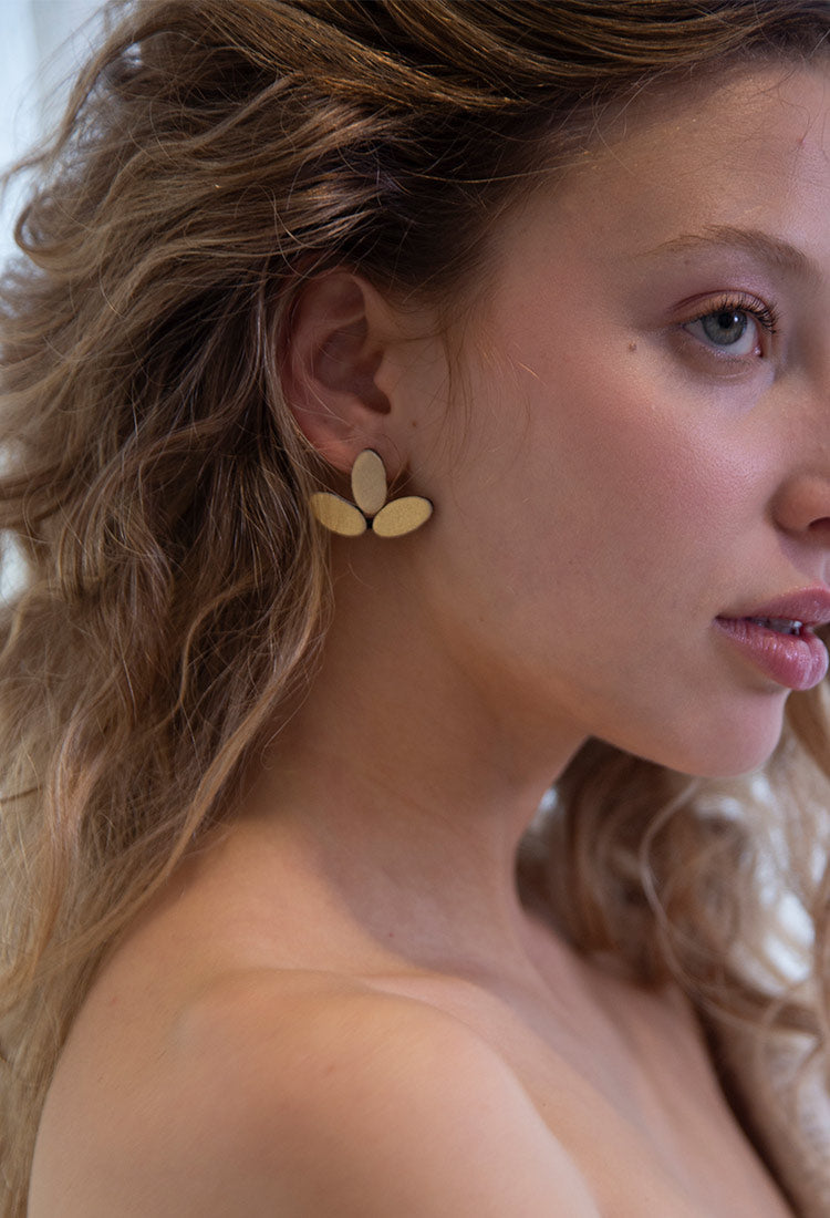 Emma Earrings Small - Gold