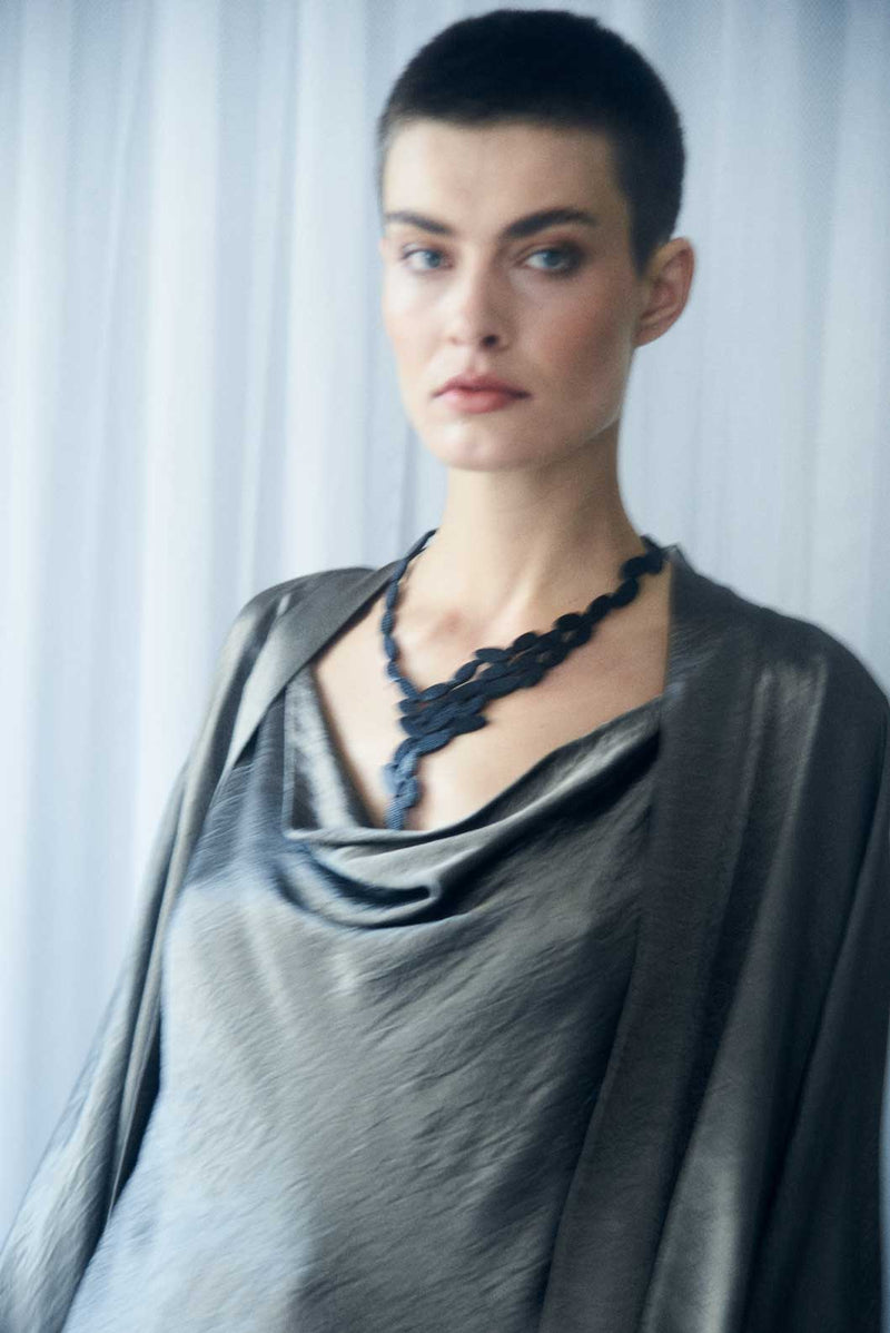 Collier Duo Curves - Argent & Or